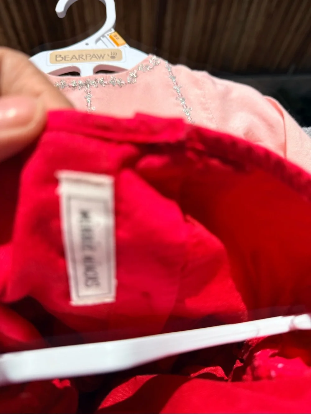 Baby girl new born to 3 months size red frock